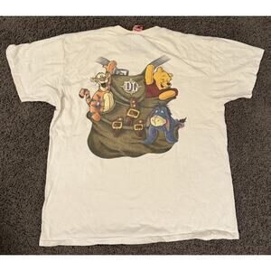 Vintage 90’s Disneyland Designs Winnie the Pooh T-Shirt Size XL READ Made In USA
